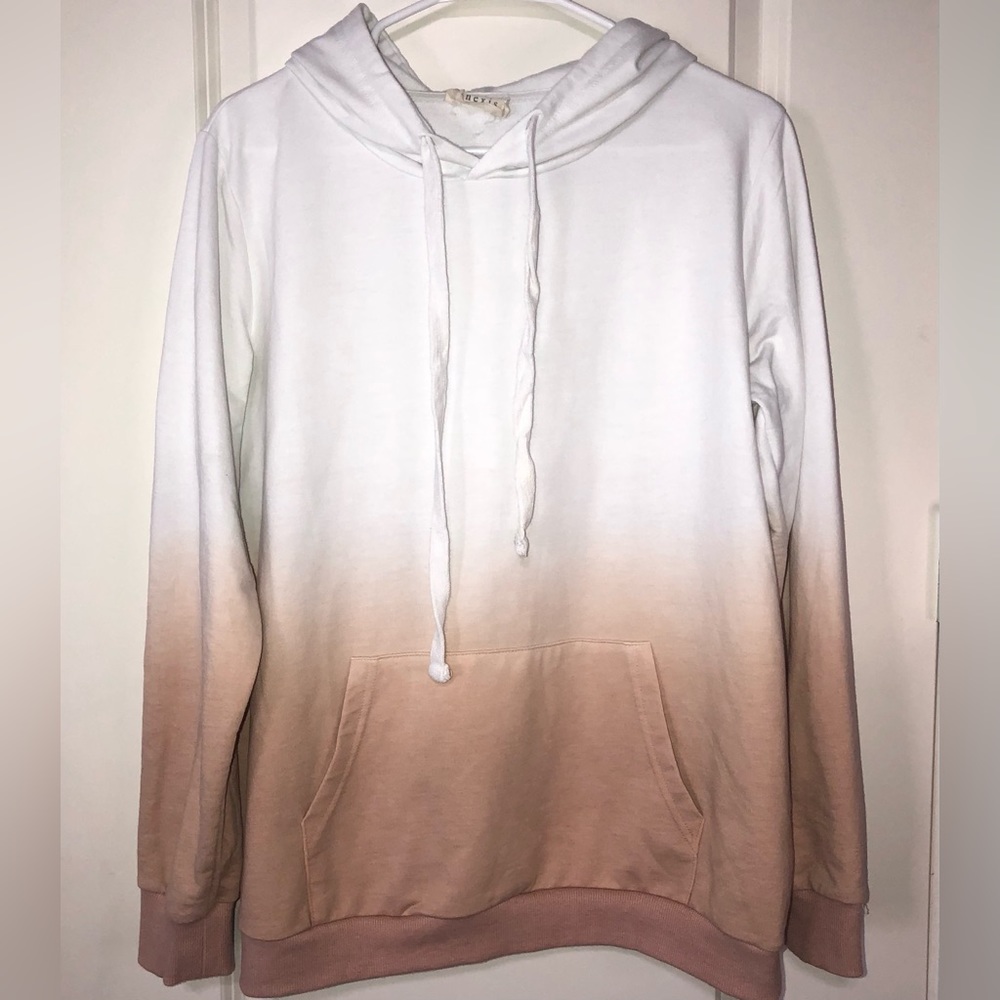 Ninexis Oversized Ombré Sweatshirt Hoodie Size Medium Large Like New